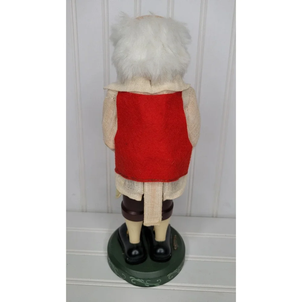 Vintage Zims‎ By Whitehurst Hand Crafted Santa Claus Clock Nutcracker